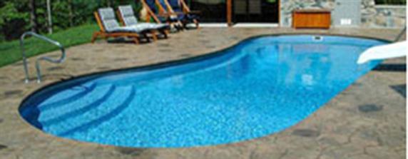 San Juan fiberglass pool